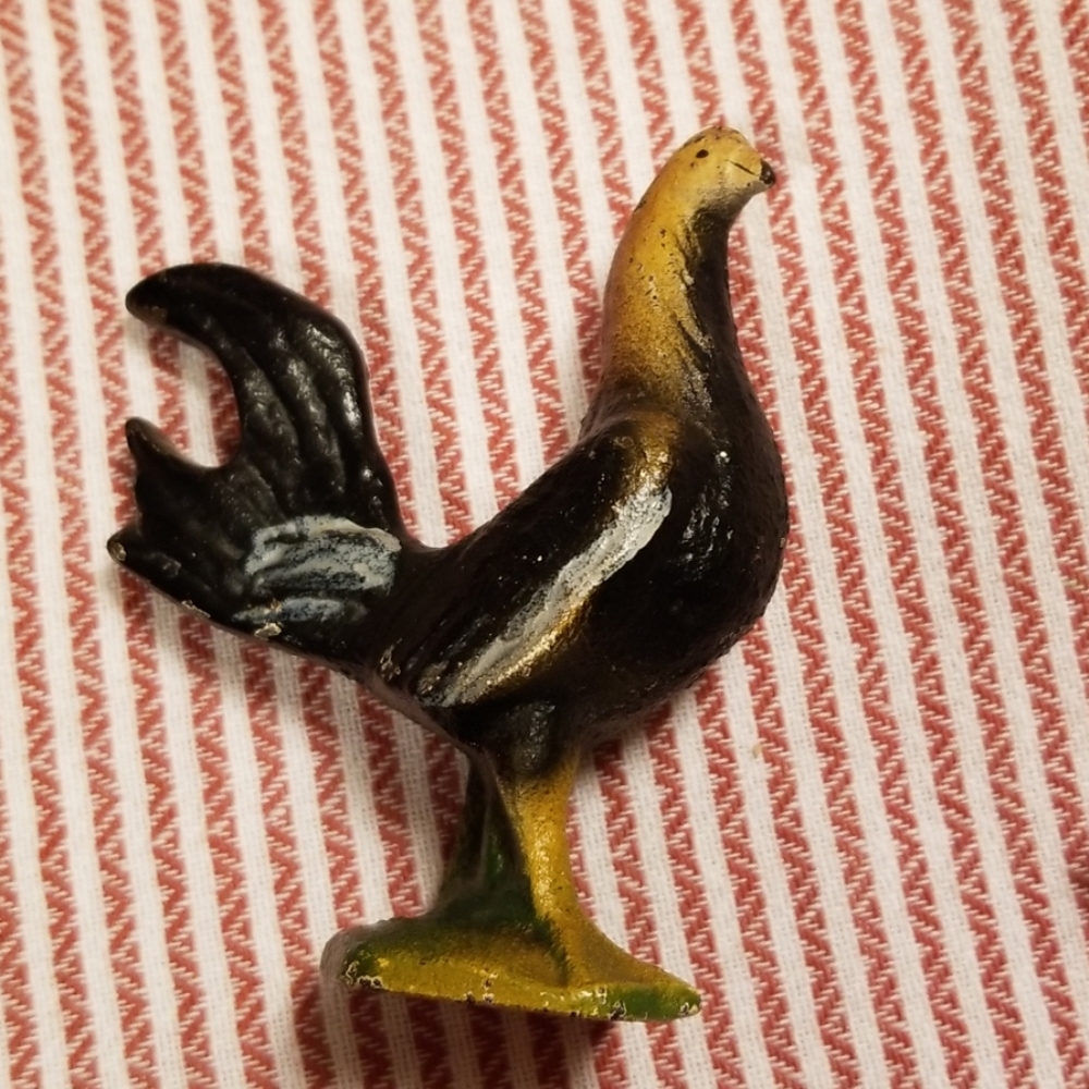 Cast iron hen bottle opener